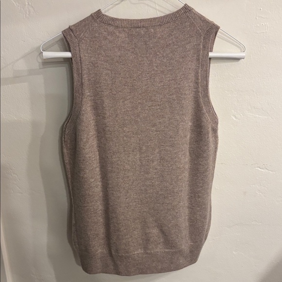 Reformation Elena Cashmere Scarf Tank XS  (Color - Toast) - Picture 10 of 11